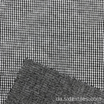 Polyester spandex dobbelt strikket jacquard stof
